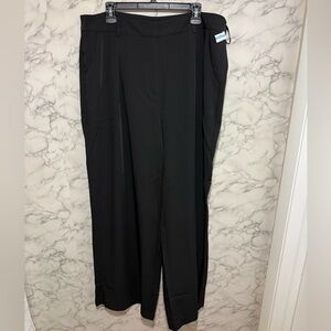 NEW City Chic Black Straight-Leg Women's Trousers M/18